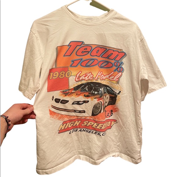 Adika Tops - ADIKA RACE-CAR DESIGN T-SHIRT Sz MEDIUM